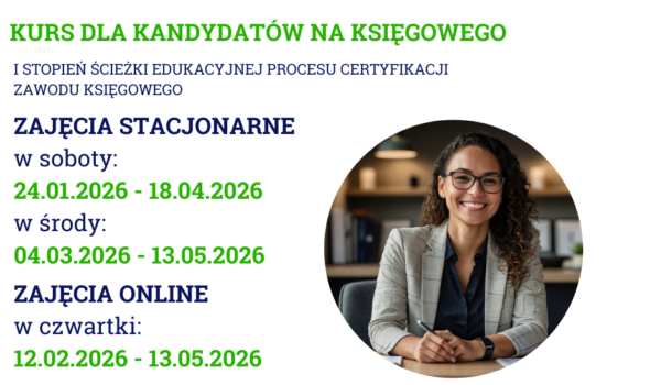 KURS DLA KANDYDATÓW NA KSIĘGOWEGO