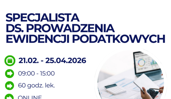 SPECJALISTA DS. PROWADZENIA EWIDENCJI PODATKOWYCH