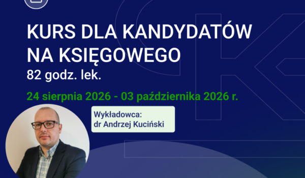 INTENSYWNY KURS DLA KANDYDATÓW NA KSIĘGOWEGO